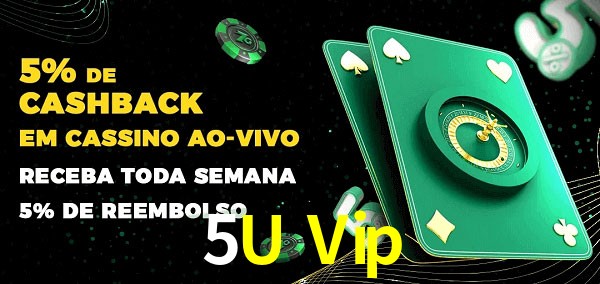 Promoções do cassino ao Vivo 5U Vip